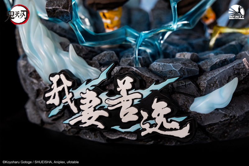 Infinity Studio《鬼滅之刃》我妻善逸 1/4 比例全身雕像 迅雷般的攻擊態勢、霹靂一閃炸裂！