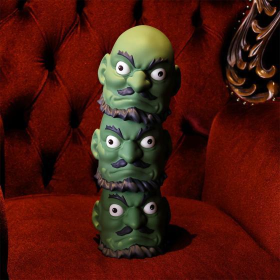 橡子共和國《神隱少女》湯婆婆的三顆綠色頭變成「舞首軟膠存錢筒」啦！