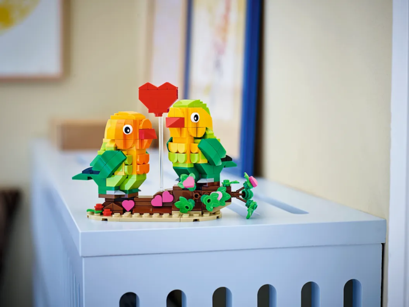 LEGO 40522【情人節愛情鸚鵡】Valentine Lovebirds 深情樂高化!