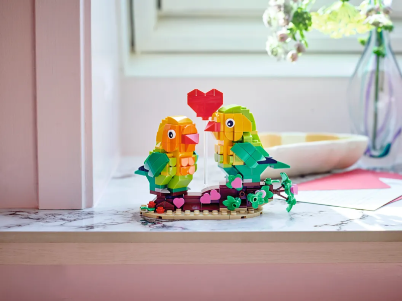 LEGO 40522【情人節愛情鸚鵡】Valentine Lovebirds 深情樂高化!