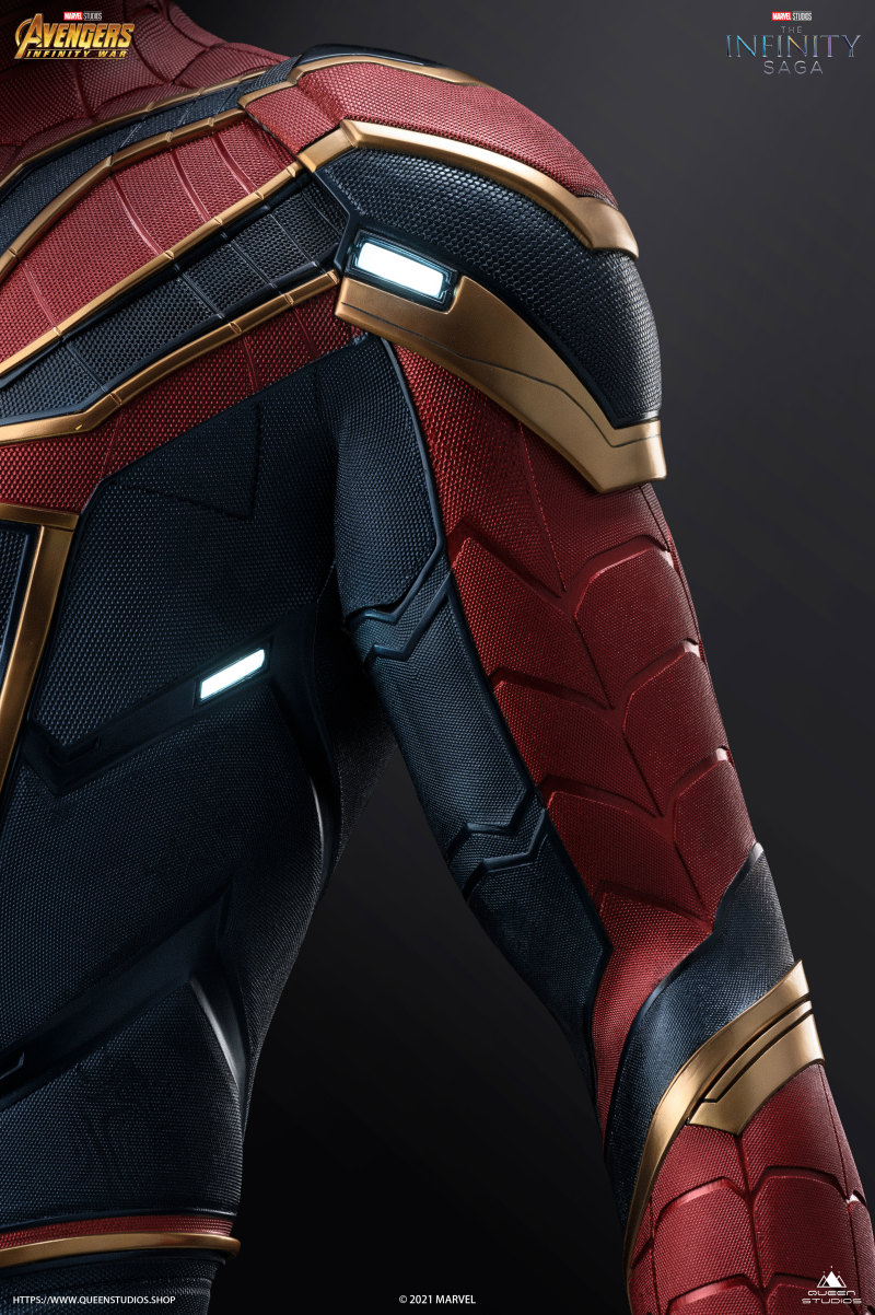 全高192公分!Queen Studios「鋼鐵蜘蛛人1/1真實比例全身雕像」極致細節驚人登場