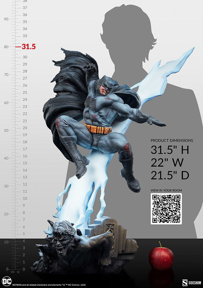 Sideshow Premium Format Figure 系列《蝙蝠俠：黑暗騎士歸來》蝙蝠俠（Batman）全身雕像 公開！