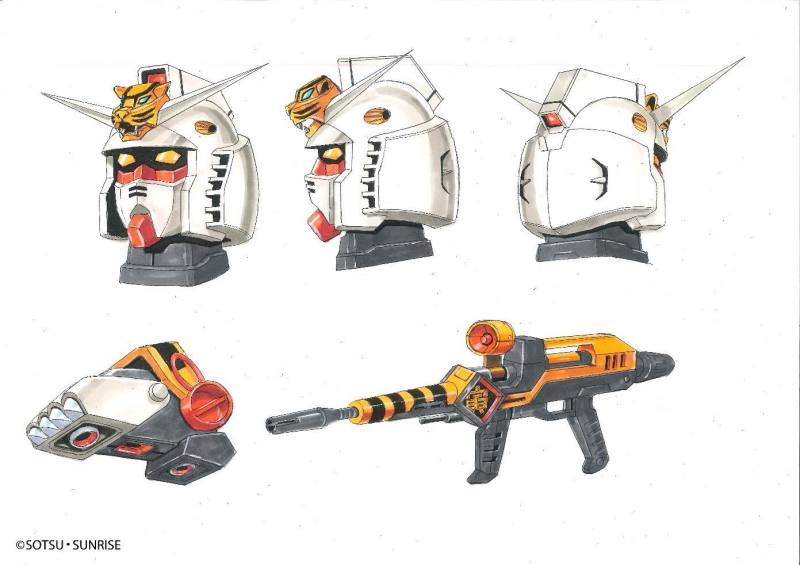 大河原邦男設計【十二生肖鋼彈】新作「寅虎鋼彈」設定圖公開!