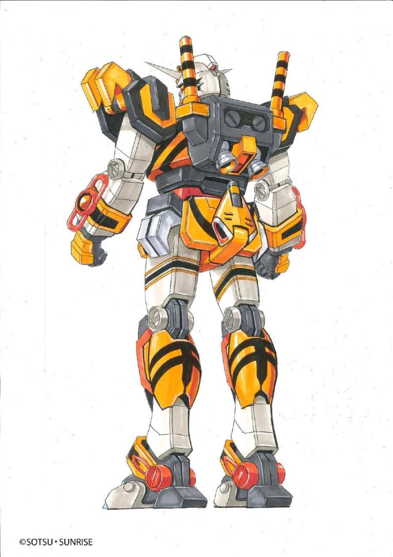 大河原邦男設計【十二生肖鋼彈】新作「寅虎鋼彈」設定圖公開!