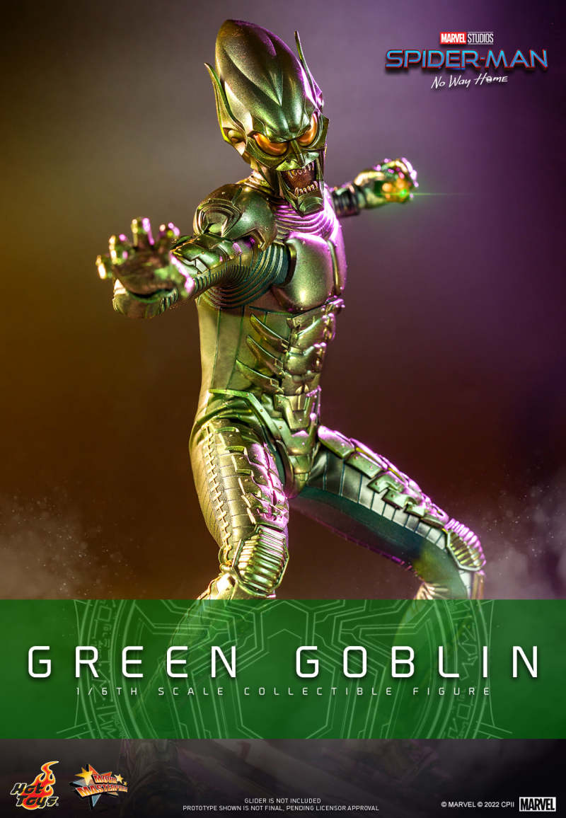 Hot Toys《蜘蛛人：無家日》綠惡魔（Green Goblin）1/6 比例收藏級人偶 預計將附上「威廉·達佛」裸顏頭雕！