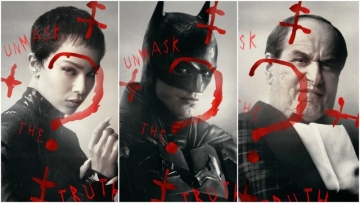 羅伯派汀森主演《蝙蝠俠》多張全新角色海報釋出！準備揭開掩藏在高譚市的暗黑真相
