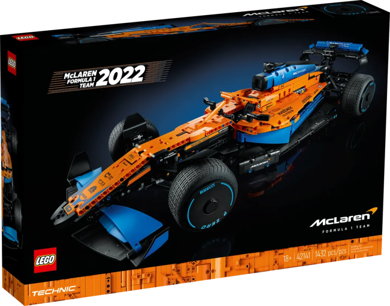 LEGO 42141 科技系列【麥拉倫一級方程式賽車】McLaren Formula 1 Race Car 長達65公分的F1賽車模型登場！