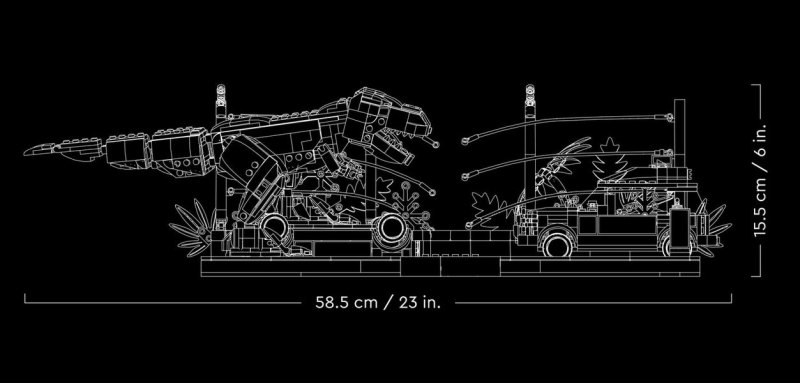 LEGO 76956《侏羅紀公園》霸王龍脫逃(T. rex Breakout)經典遊園車一次給你兩台!