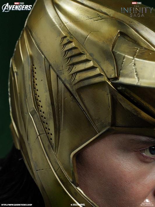 Queen Studios「洛基」1/1真實比例半身胸像 抖森邪氣頭雕極擬真還原!