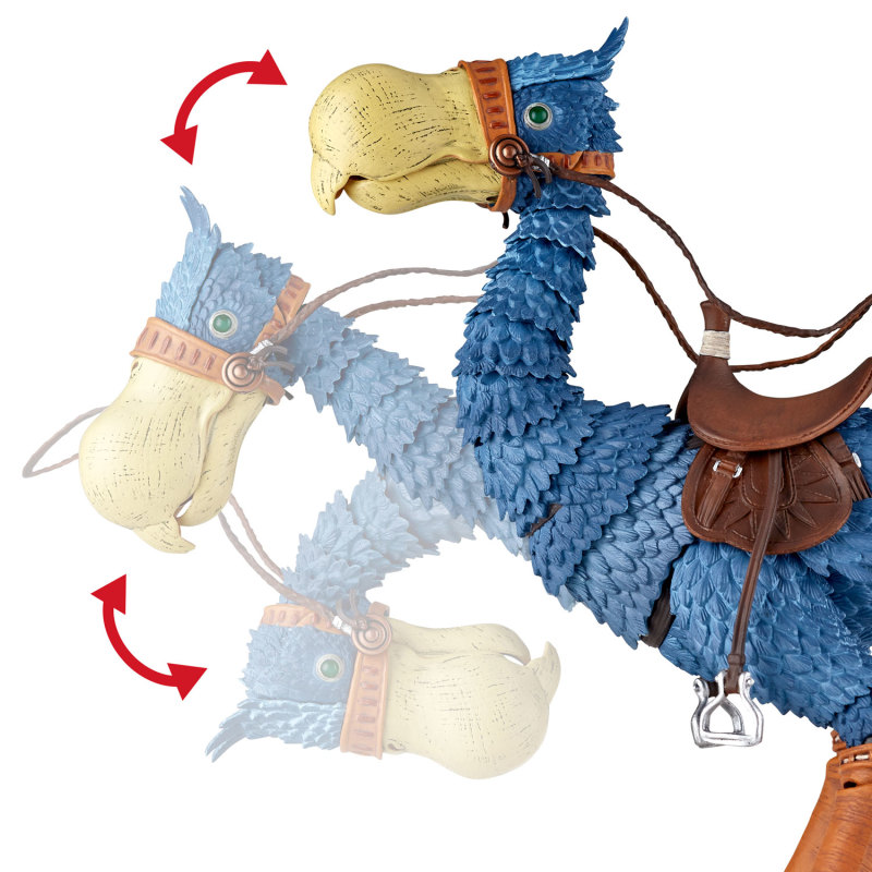 海洋堂 TAKEYA 式自在置物系列《風之谷》陸行鳥「鳥馬」可動模型