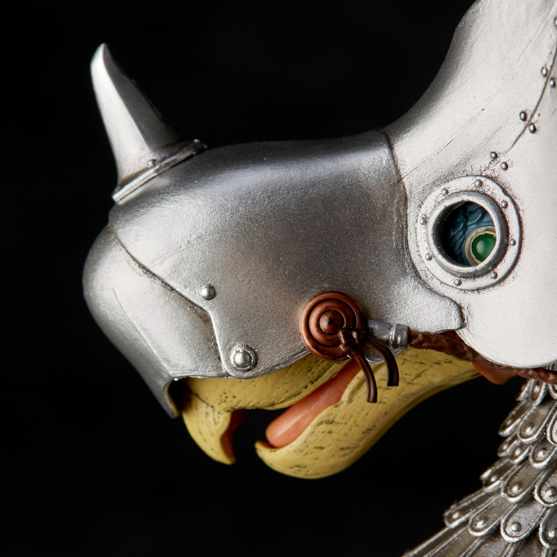 海洋堂 TAKEYA 式自在置物系列《風之谷》銀戰甲「鳥馬 庫夏娜親衛隊Ver.」可動模型