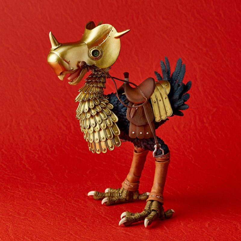 海洋堂 TAKEYA 式自在置物系列《風之谷》「鳥馬 烏王親衛隊Ver.」可動模型 守護國王的金鎧甲！