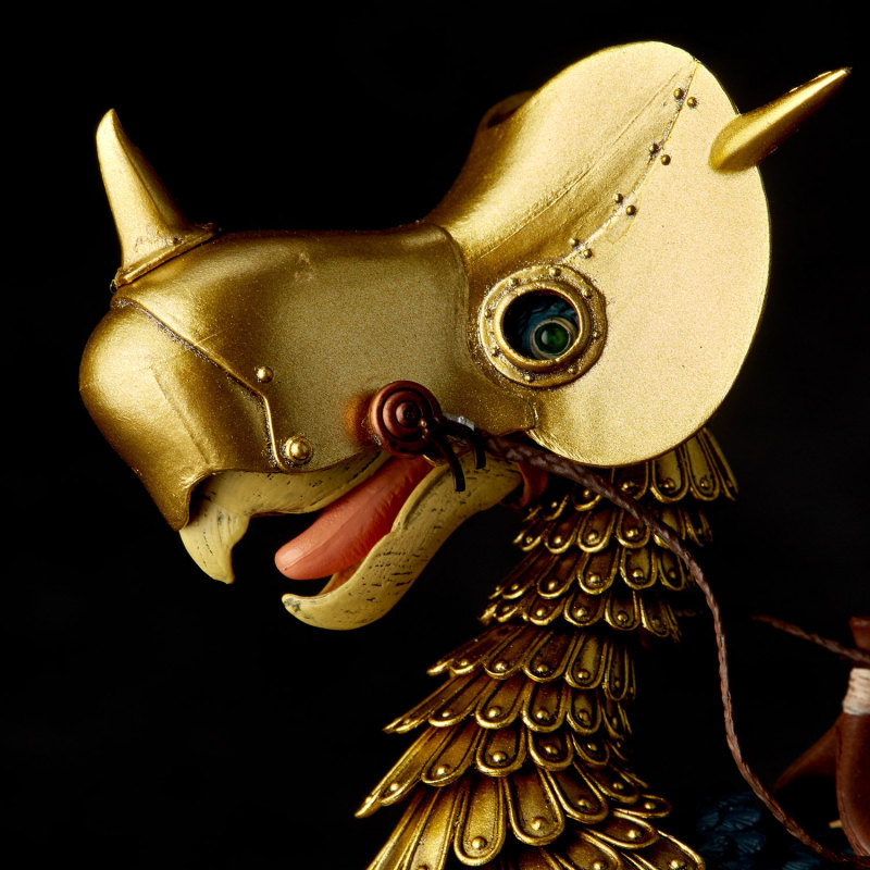 海洋堂 TAKEYA 式自在置物系列《風之谷》「鳥馬 烏王親衛隊Ver.」可動模型 守護國王的金鎧甲！