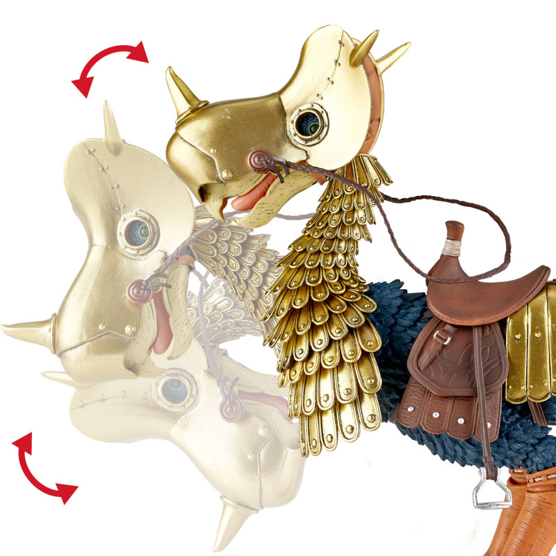 海洋堂 TAKEYA 式自在置物系列《風之谷》「鳥馬 烏王親衛隊Ver.」可動模型 守護國王的金鎧甲！