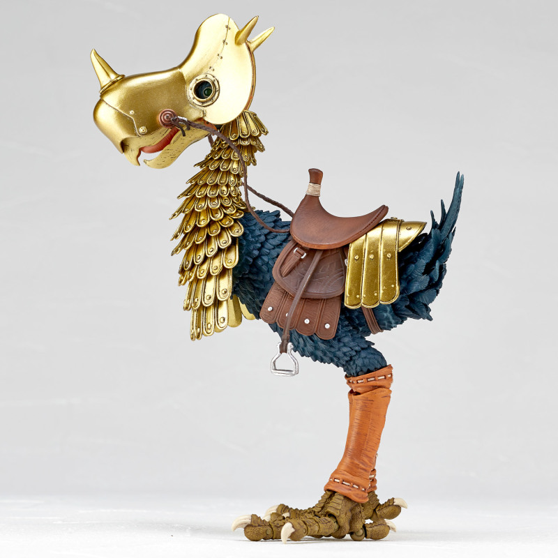 海洋堂 TAKEYA 式自在置物系列《風之谷》「鳥馬 烏王親衛隊Ver.」可動模型 守護國王的金鎧甲！