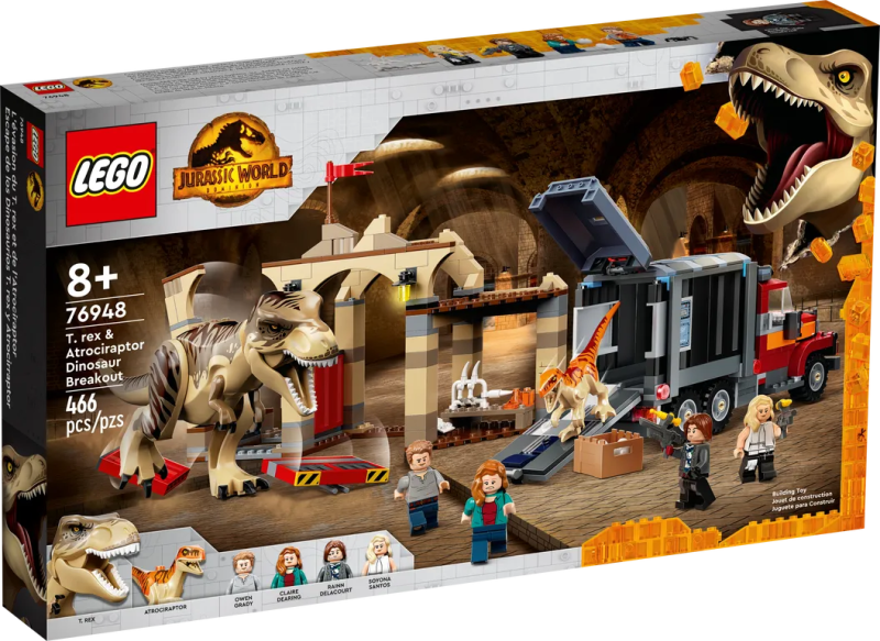 LEGO 76943～76948《侏羅紀世界：統霸天下》多款盒組發表 更多恐龍來襲！