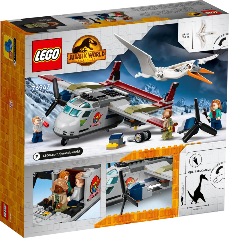 LEGO 76943~76948《侏羅紀世界:統霸天下》多款盒組發表 更多恐龍來襲!