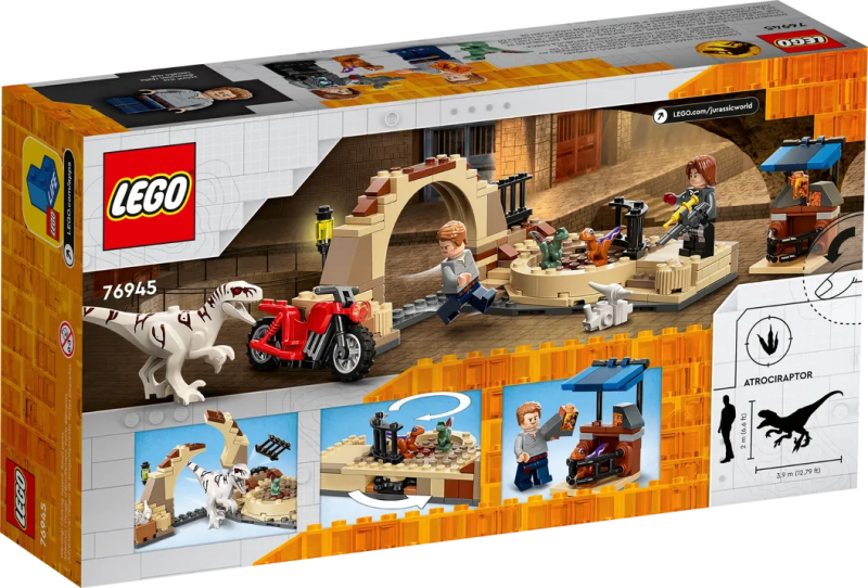 LEGO 76943~76948《侏羅紀世界:統霸天下》多款盒組發表 更多恐龍來襲!