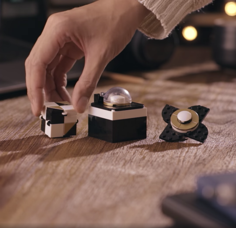 三種紓壓小物自己動手拼!?指尖陀螺、按鈕、無限方塊樂高化~(LEGO Desktop Fidget Builds)