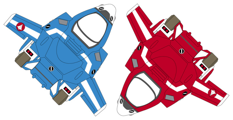 情侶雙雙飛！HASEGAWA《超時空要塞》VF-1J バルキリー馬克斯 米莉亞 蛋機模型