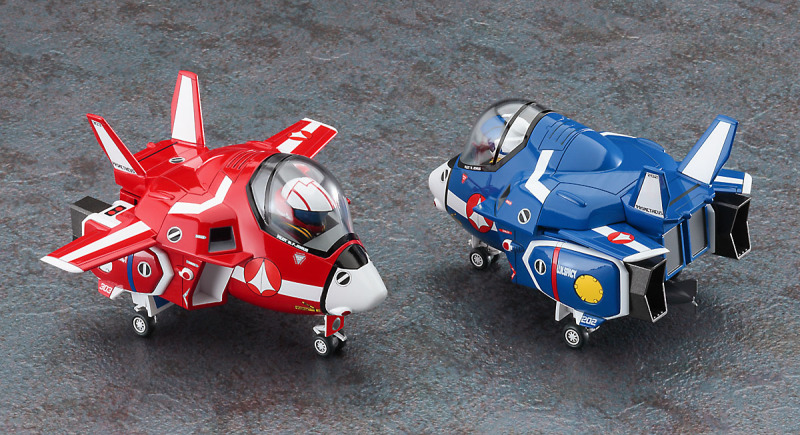 情侶雙雙飛！HASEGAWA《超時空要塞》VF-1J バルキリー馬克斯 米莉亞 蛋機模型