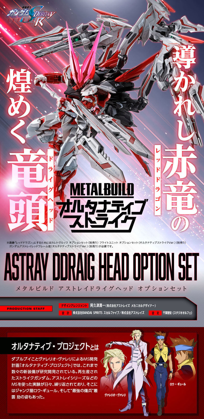 再現紅龍型必備！METAL BUILD『異端鋼彈 紅龍頭配件組』預計 09 月發售