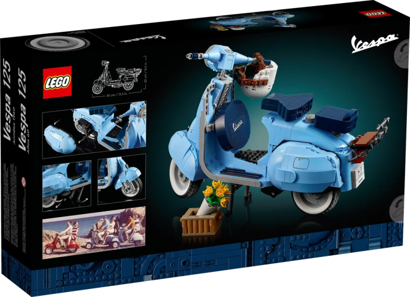 LEGO 10298 創意系列「偉士牌」(Vespa)125 磚拼模型 令人無法抗拒的義式經典!
