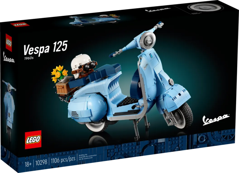 LEGO 10298 創意系列「偉士牌」（Vespa）125 磚拼模型 令人無法抗拒的義式經典！