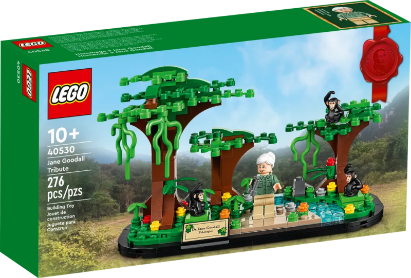 LEGO 40530【致敬珍·古德】Jane Goodall Tribute 紀念黑猩猩之母的成就！