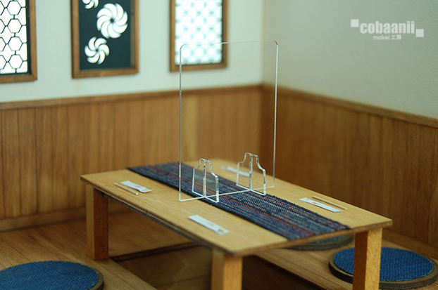 cobaanii mokei工房「病毒感染防止壓克力板」（ウイルス感染防止アクリル板）1/12、1/6 兩種比例同步登場！