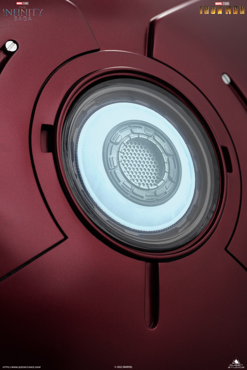 Queen Studios MARVEL《無限傳說》鋼鐵人馬克3（Iron Man Mark III）1/1 比例半身胸像 迷人機構細節完全刻畫！
