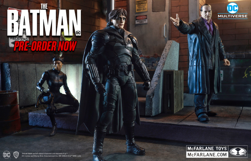 麥法蘭 DC Multiverse 羅伯·派汀森版《蝙蝠俠》第二波 7 吋可動人偶登場！