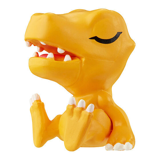 GASHAPON「數碼寶貝大冒險 晚安隊」轉蛋 坐著肚辜的亞古獸超療癒！