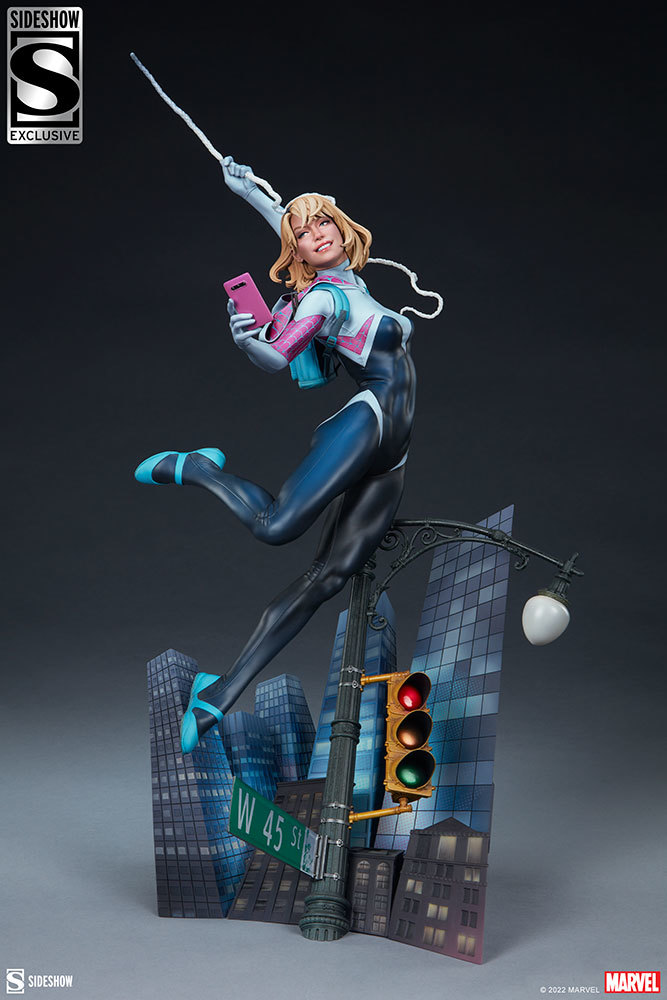 Sideshow Premium Format Figure 系列 MARVEL【女蜘蛛人·關】Spider-Gwen 全身雕像 普通版/EX版