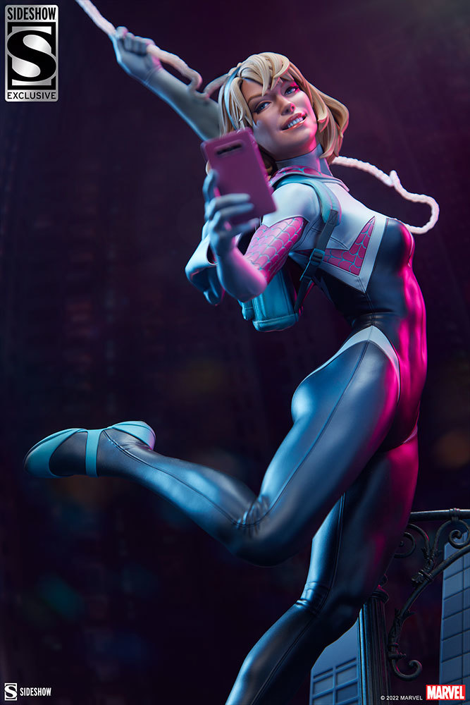 Sideshow Premium Format Figure 系列 MARVEL【女蜘蛛人·關】Spider-Gwen 全身雕像 普通版/EX版
