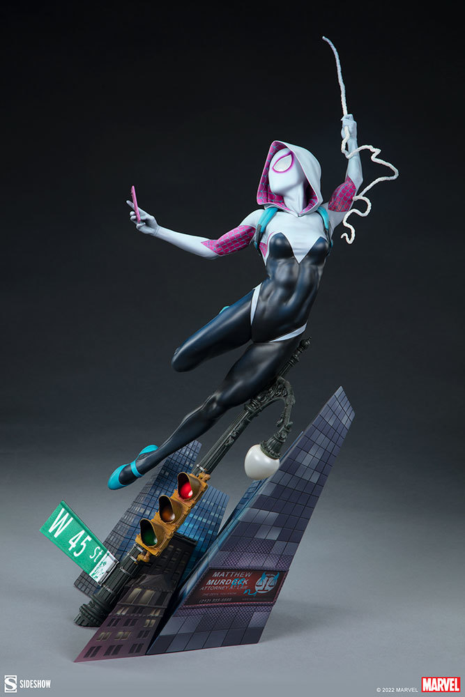 Sideshow Premium Format Figure 系列 MARVEL【女蜘蛛人·關】Spider-Gwen 全身雕像 普通版/EX版