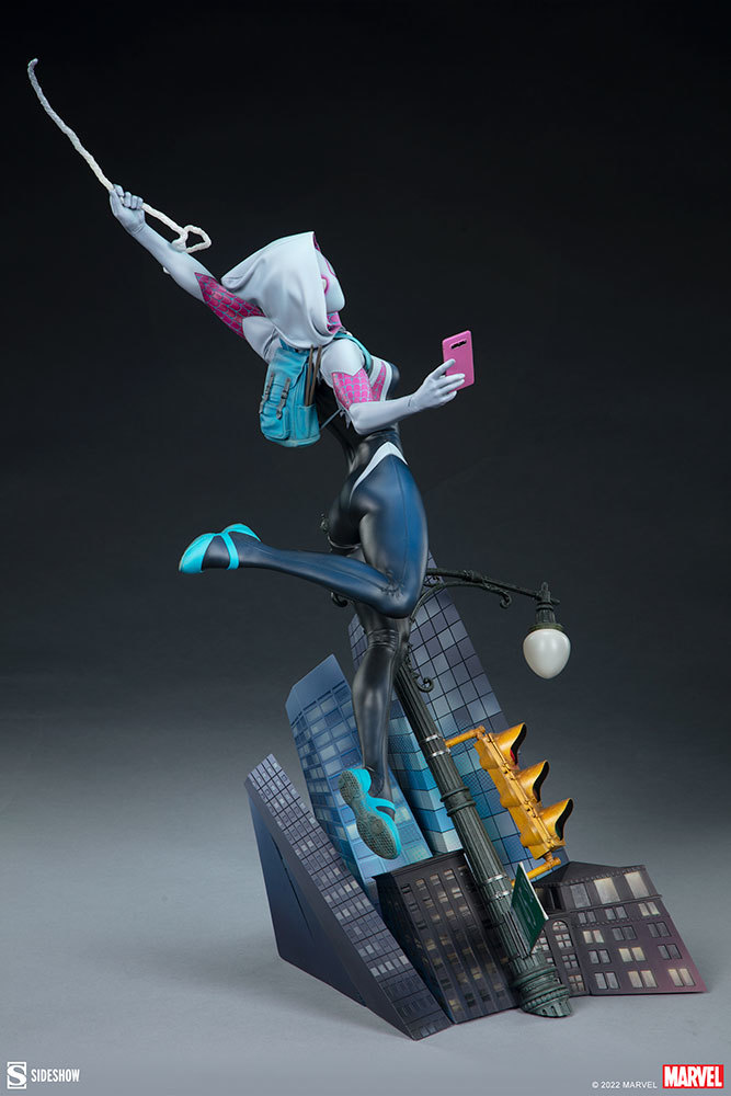 Sideshow Premium Format Figure 系列 MARVEL【女蜘蛛人·關】Spider-Gwen 全身雕像 普通版/EX版