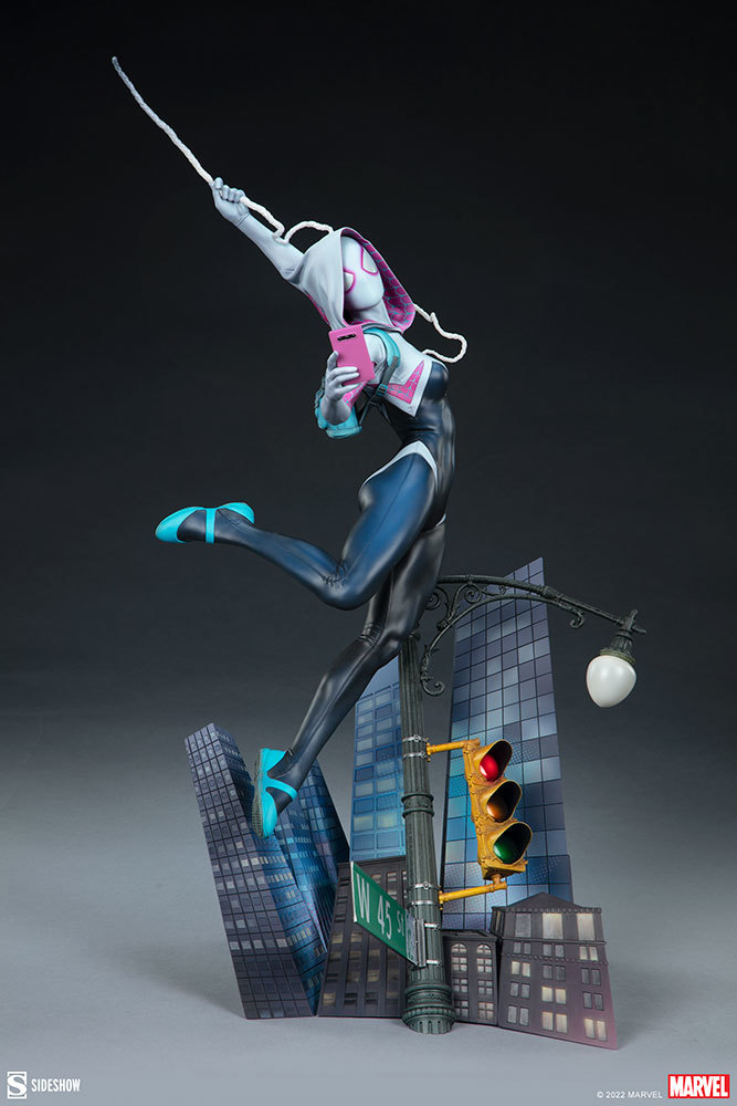 Sideshow Premium Format Figure 系列 MARVEL【女蜘蛛人·關】Spider-Gwen 全身雕像 普通版/EX版