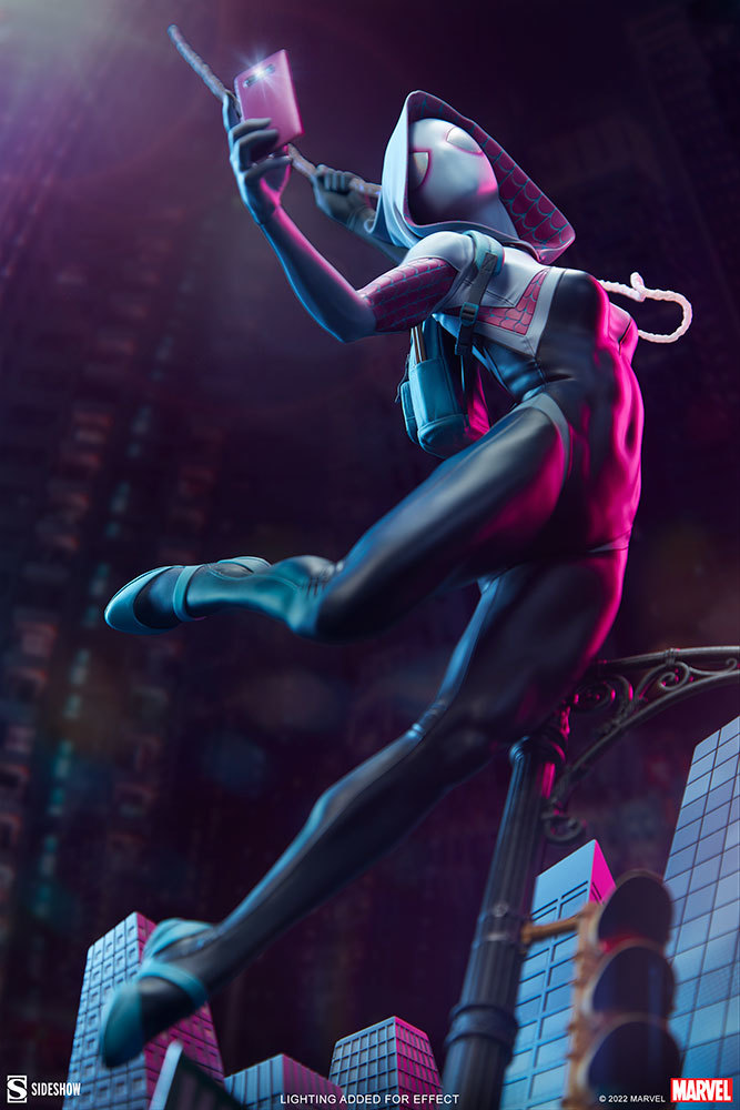 Sideshow Premium Format Figure 系列 MARVEL【女蜘蛛人·關】Spider-Gwen 全身雕像 普通版/EX版