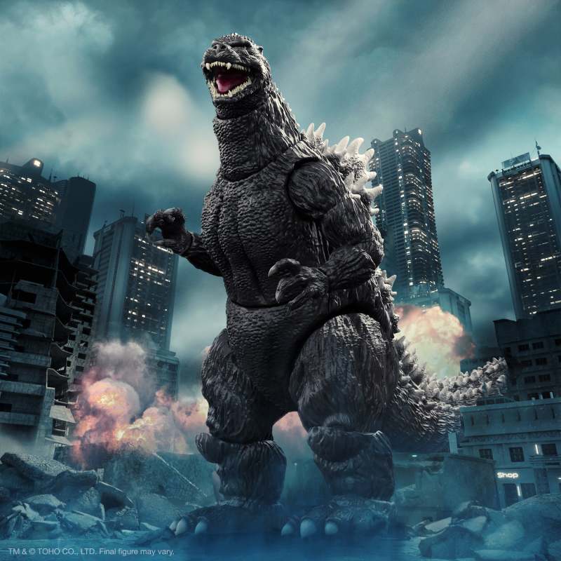 SUPER7 東寶ULTIMATES!《哥吉拉vs碧奧蘭蒂》哥吉拉（Godzilla）可動玩具
