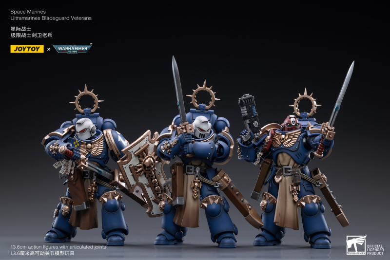 JOYTOY 1/18 《戰鎚40000》星際戰士極限戰士劍衛老兵