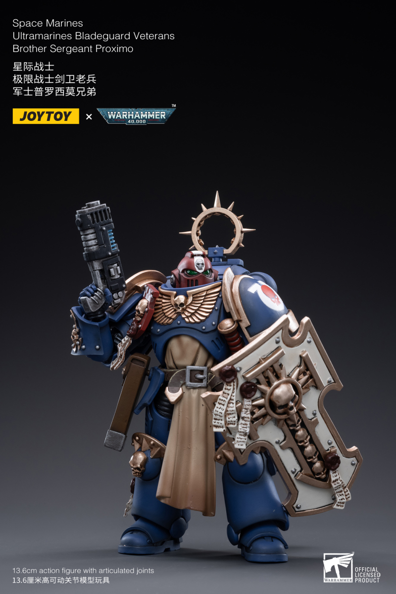 JOYTOY 1/18 《戰鎚40000》星際戰士極限戰士劍衛老兵