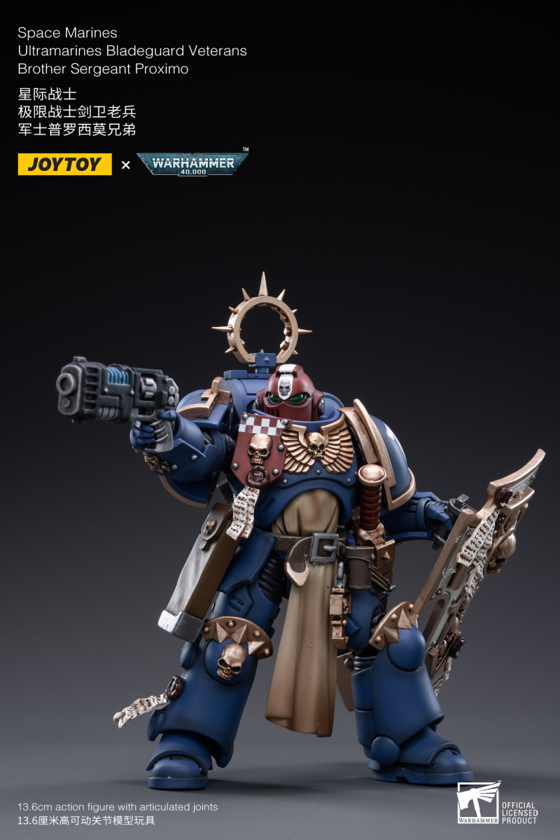 JOYTOY 1/18 《戰鎚40000》星際戰士極限戰士劍衛老兵