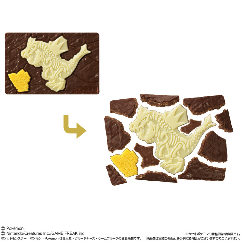 萬代「寶可夢發掘巧克力」（キャラパキ ポケモン発掘チョコ）一共8種寶可夢化石等你來吃！