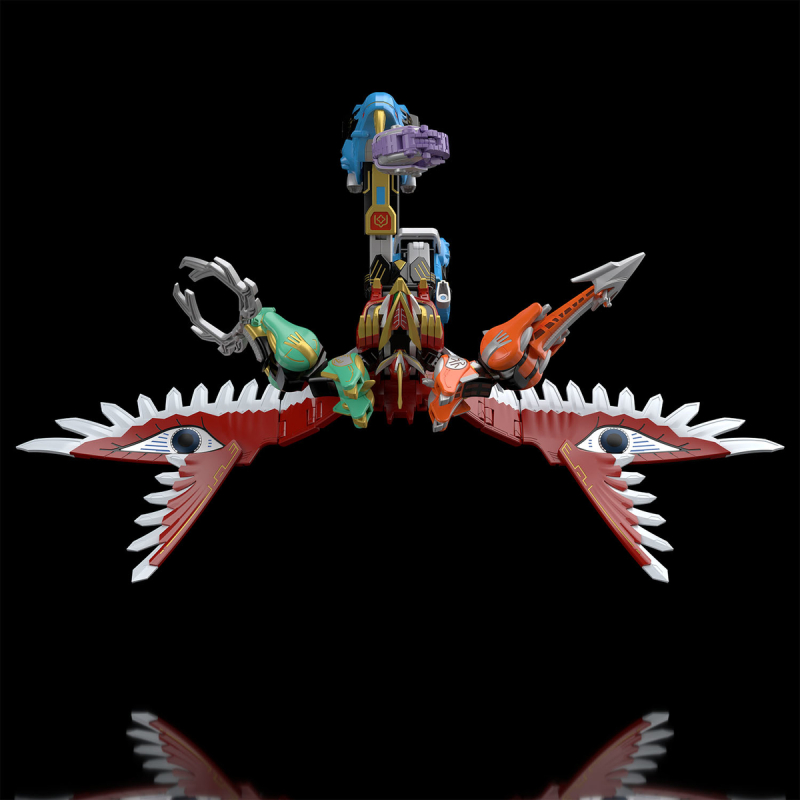 天空精靈王現身!萬代 SMP 食玩『百獸戰隊 百獸合體 牙吠伊卡洛斯』預計 07 月發售!