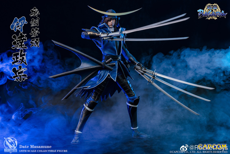 Rocket Toys《戰國BASARA》伊達政宗1/6 比例人偶奧州筆頭狂傲襲來