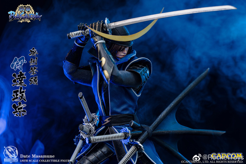 Rocket Toys《戰國BASARA》伊達政宗1/6 比例人偶奧州筆頭狂傲襲來