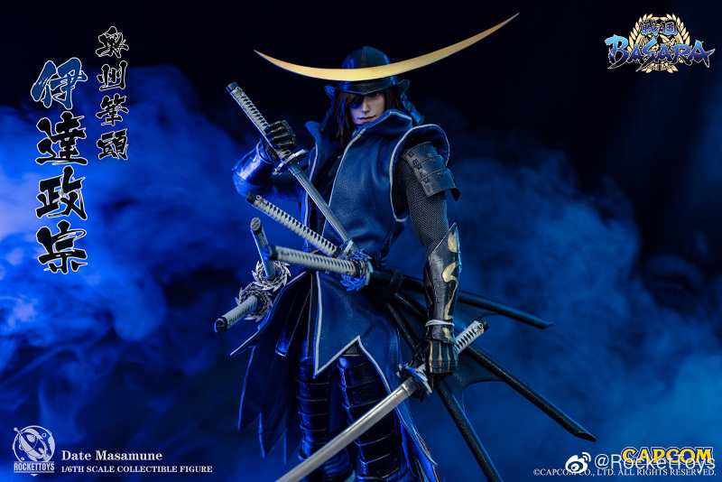 Rocket Toys《戰國BASARA》伊達政宗1/6 比例人偶奧州筆頭狂傲襲來