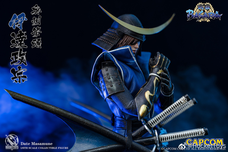 Rocket Toys《戰國BASARA》伊達政宗1/6 比例人偶奧州筆頭狂傲襲來