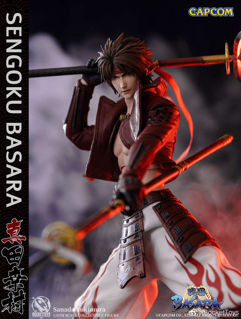 Rocket Toys《戰國BASARA》真田幸村1/6 比例人偶天霸絕槍參上！ | 玩具